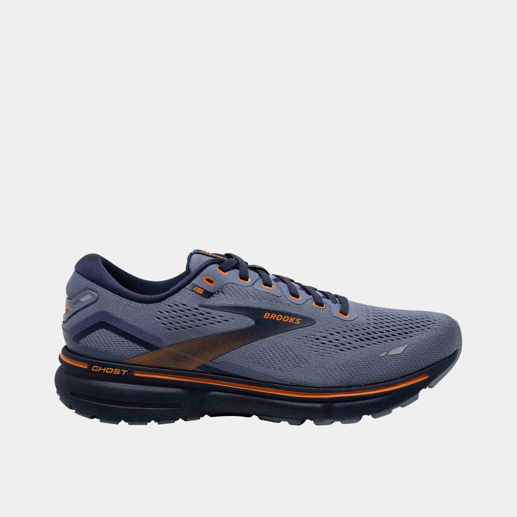 Brooks Ghost 15 Men\'s Size 8.5 Blue Orange Athletic Running Shoes (1103931D025) Brooks Ghost 15 Athletic Running Shoes Blue Orange Men main image 3