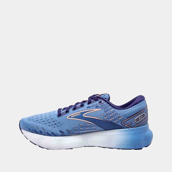 Side medial view of Women's Brooks Glycerin 20 Running Shoes.