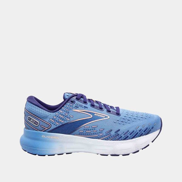 Side view of Women's Brooks Glycerin 20 Running Shoes.