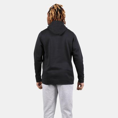 Rear view of the Men's Under Armour Hustle Fleece Hoodie.