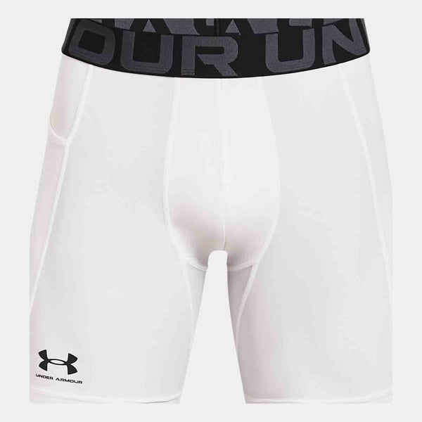 Front view of the Men's HeatGear Armour Compression Shorts.