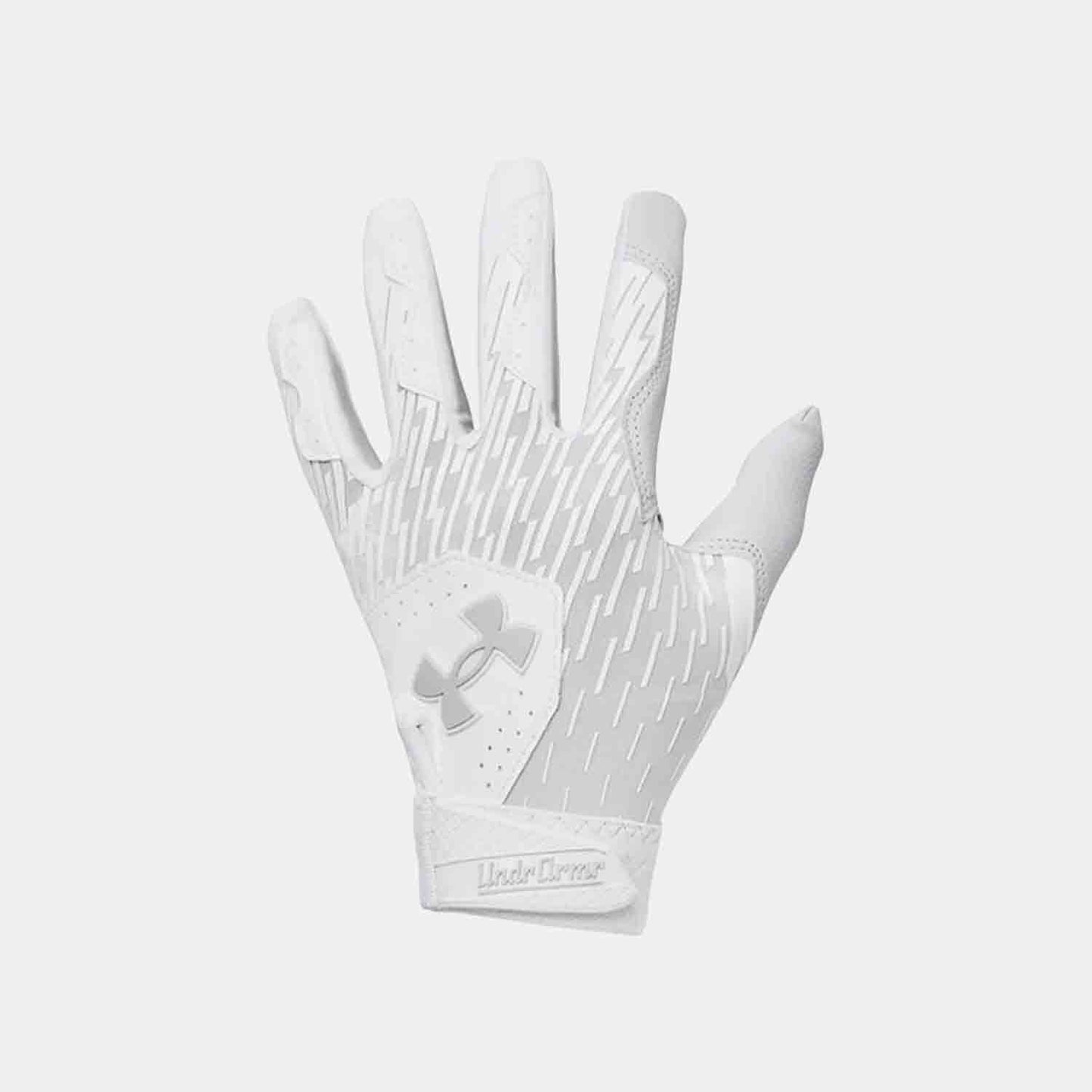 Rear view of Kids' UA Clean Up Batting Gloves.
