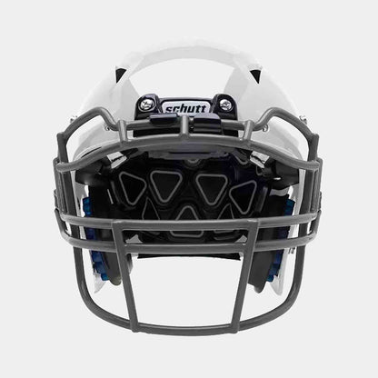 Front view of Schutt A11 Youth Football Helmet.