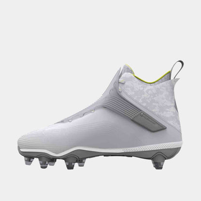 Side medial view of the Men's UA Highlight Hammer D Football Cleats.