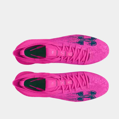 Top view of the Men's Under Armour Blur 2 MC Suede Football Cleats.
