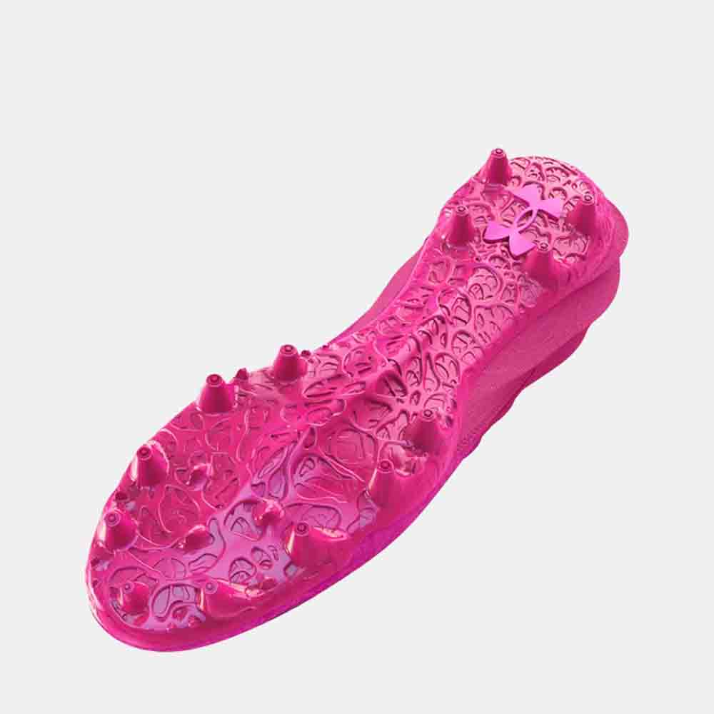 Under Armour Blur Suede 2.0 MC Football Mens 14 Pink Excellence 3027978-601 Men main image 3