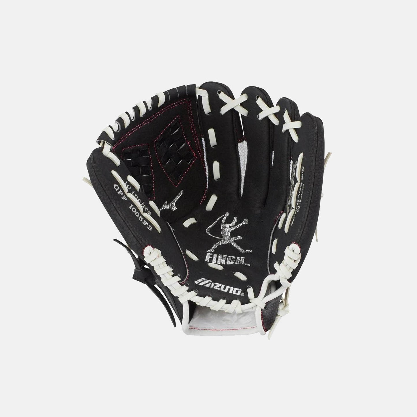 Mizuno Gpp1005f3 Prospect Finch 10`` Fastpitch Glove White/Black LHT
