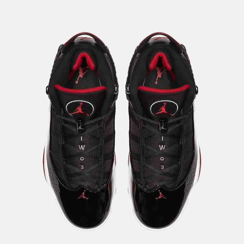 Top view of the Jordan 6 Rings.