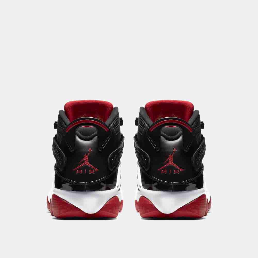 Rear view of the Jordan 6 Rings.