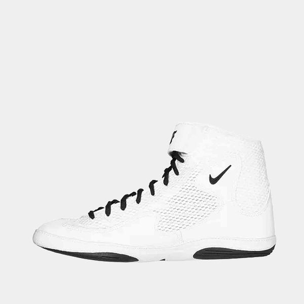 Side medial view of Men's Nike Inflict Wrestling Shoes.