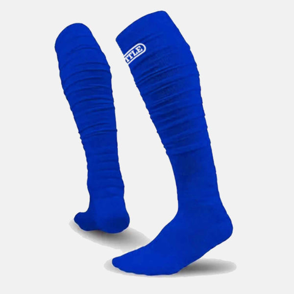 Adult Battle Long Football Socks, Blue - SV SPORTS