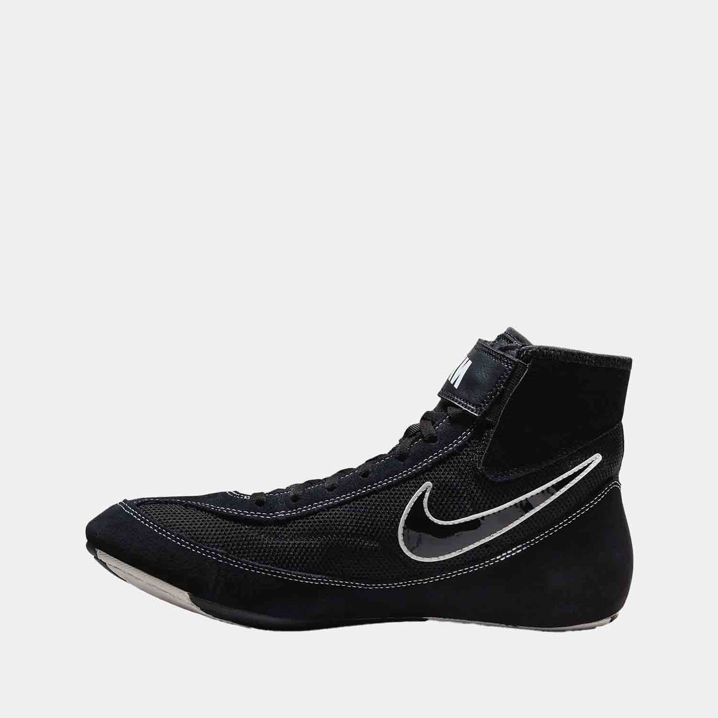 Side medial view of Men's Nike SpeedSweep 7 Wrestling Shoes.