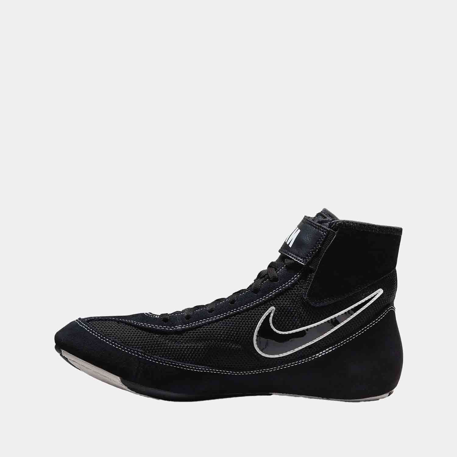 Side medial view of Men's Nike SpeedSweep 7 Wrestling Shoes.