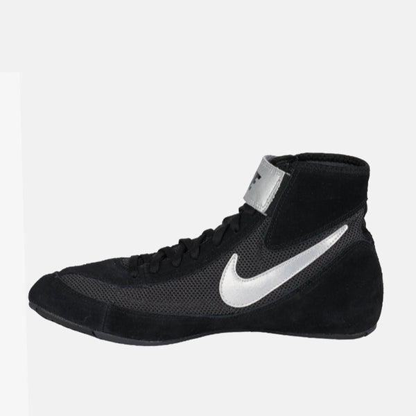 Side medial view of Men's Nike Speedsweep VII Wrestling Shoes.