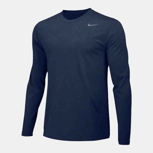 Front view of the Men's Nike Legend Long Sleeve Training Top.