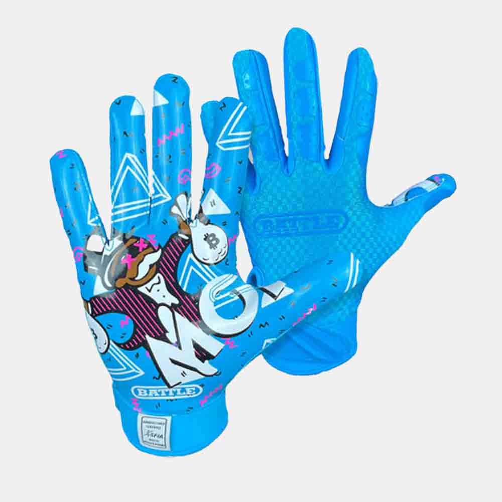Youth "Money Man 2.0" Receiver Football Gloves