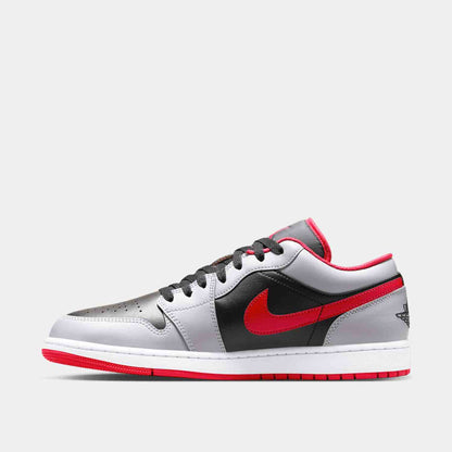 Side medial view of the Nike Air Jordan 1 Low.