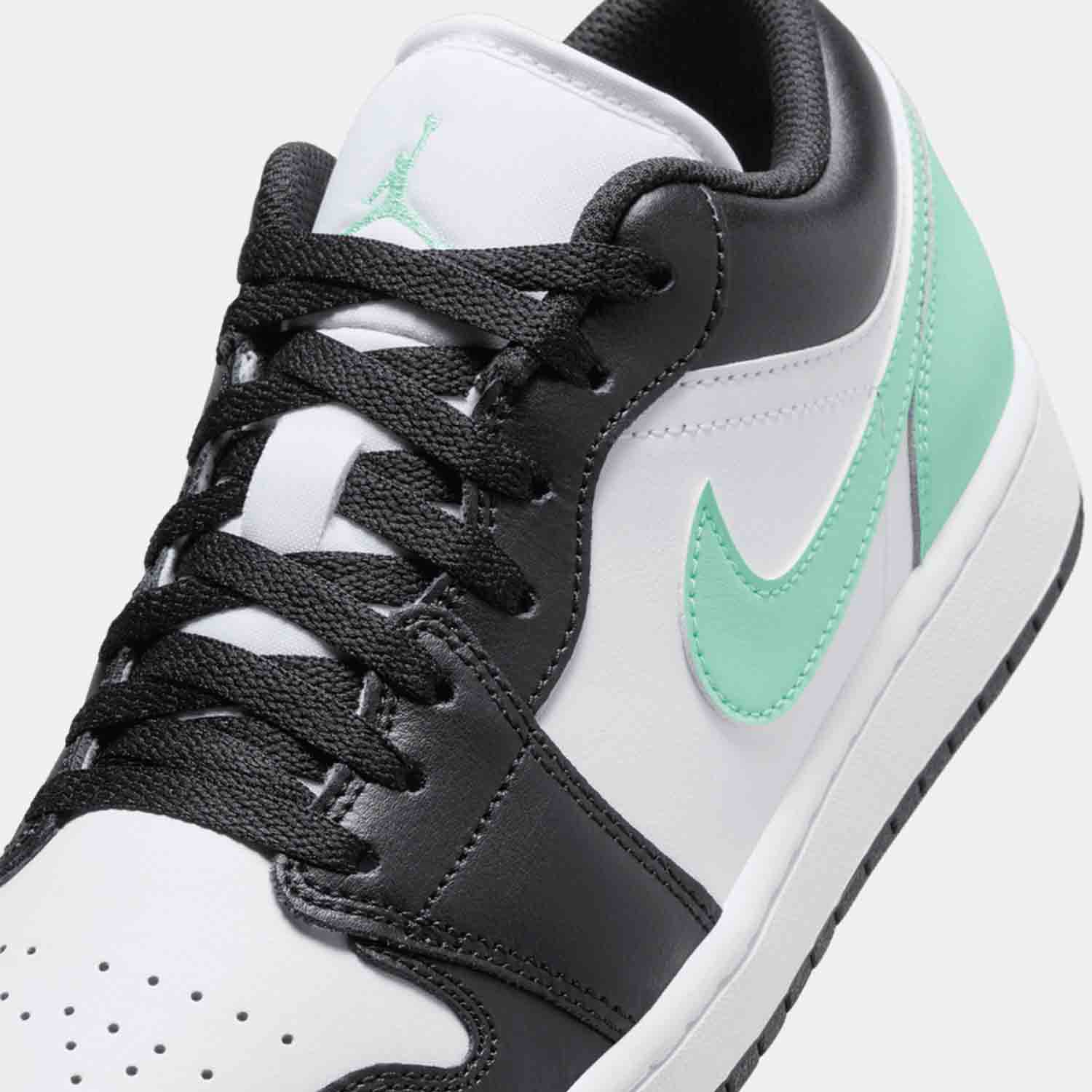 Up close front view of Men's Jordan 1 Low.