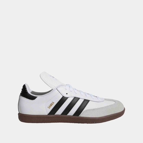 adidas gazelle silver green womens adidas Men's Samba Indoor Soccer Shoes Cloud White / Core Black / Vivid Red / 7.5 main image 0