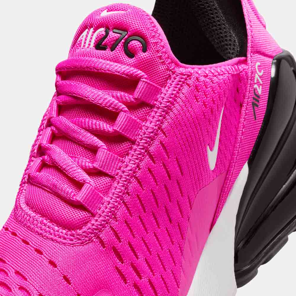 Up close, front view of the Nike Kids' Air Max 270 Shoes.