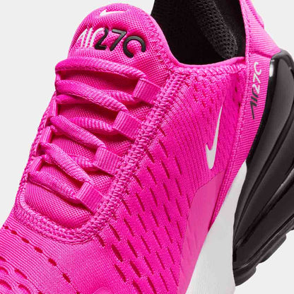 Up close, front view of the Nike Kids' Air Max 270 Shoes.