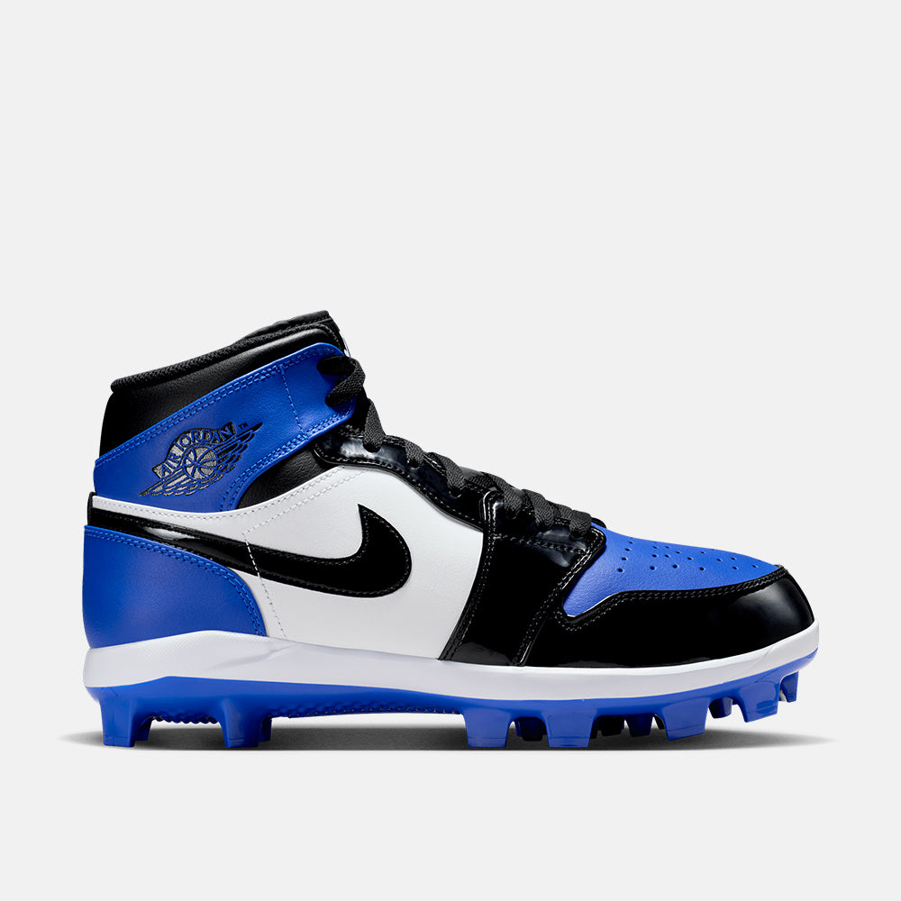 Side view of the Men's Jordan 1 Retro MCS Baseball Cleats.