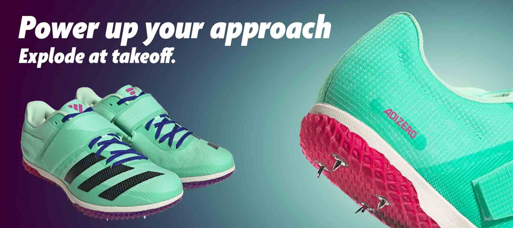 adidas Track and Field spikes clickable desktop banner