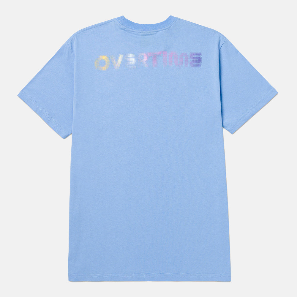 Rear view of the Overtime Aura Tee.