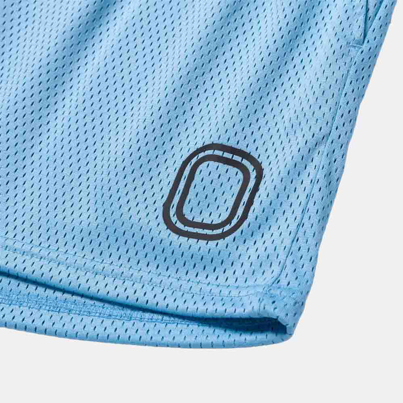 Up close, front view of the Kids' Overtime Mesh Shorts.