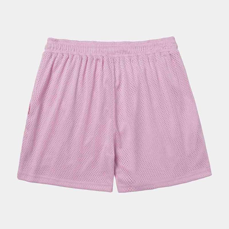 Rear view of the Overtime Classic Mesh Shorts.