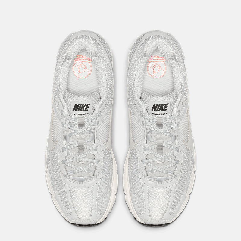 Top view of the Nike Zoom Vomero 5.