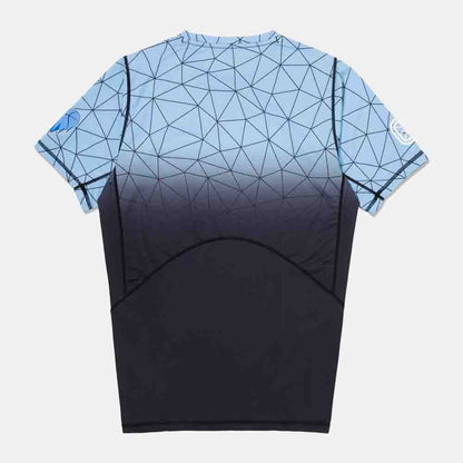 Rear view of the Overtime Cold Hearts Valid Compression Tee.