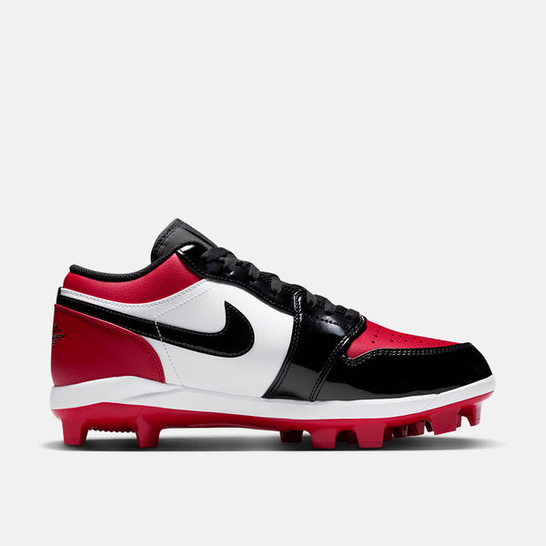 Side view of the Men's Jordan 1 Retro MCS Low Baseball Cleats.