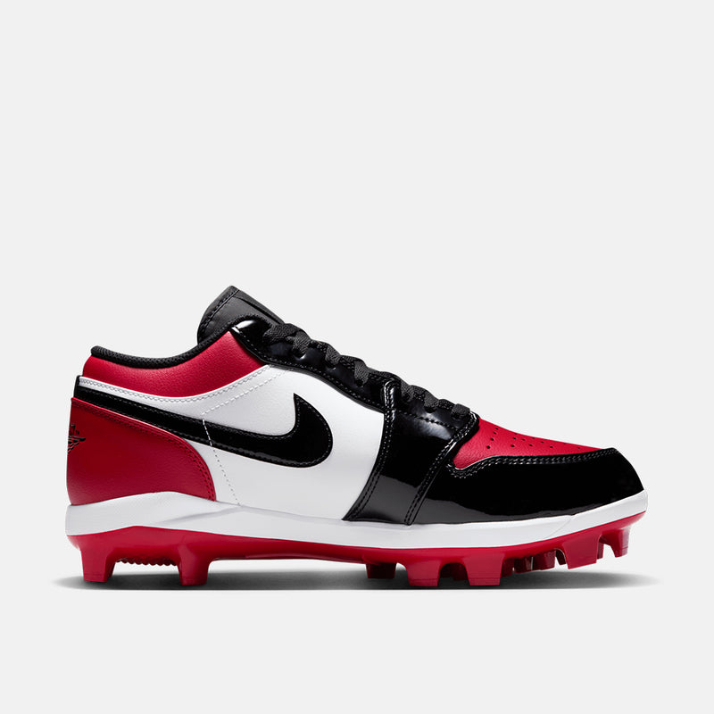Side view of the Men's Jordan 1 Retro MCS Low Baseball Cleats.