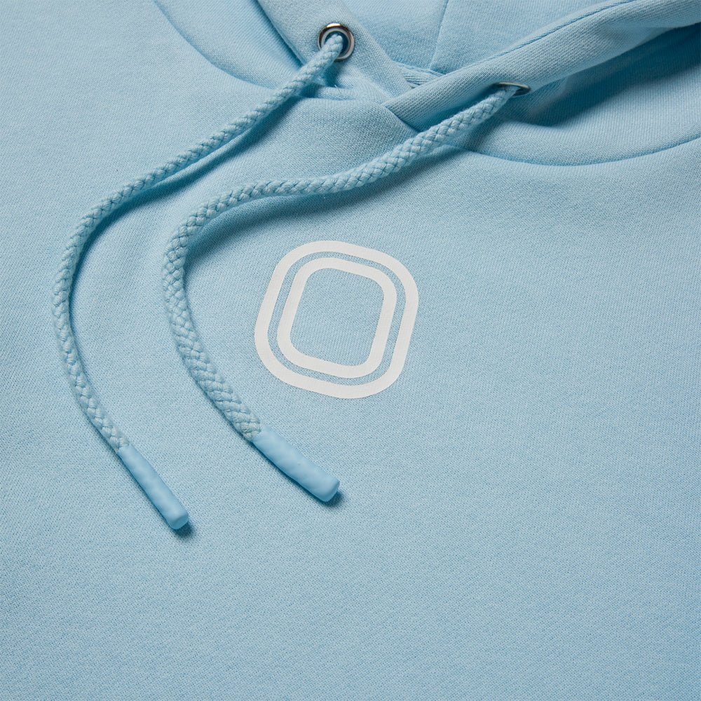 Up close, front view of the Overtime Classic Hoodie.