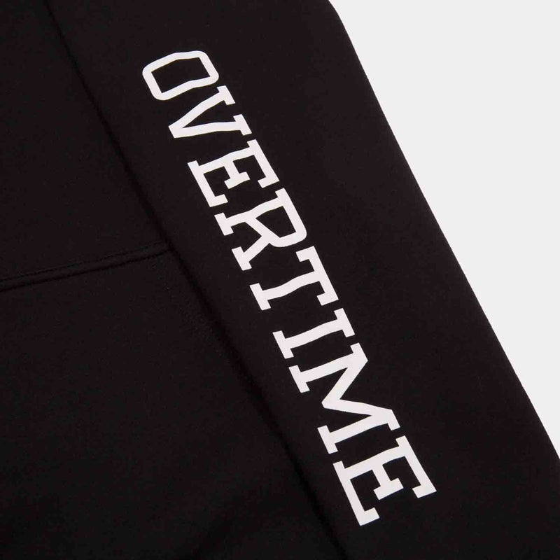 Up close view of sleeve on the Overtime Classic Hoodie.