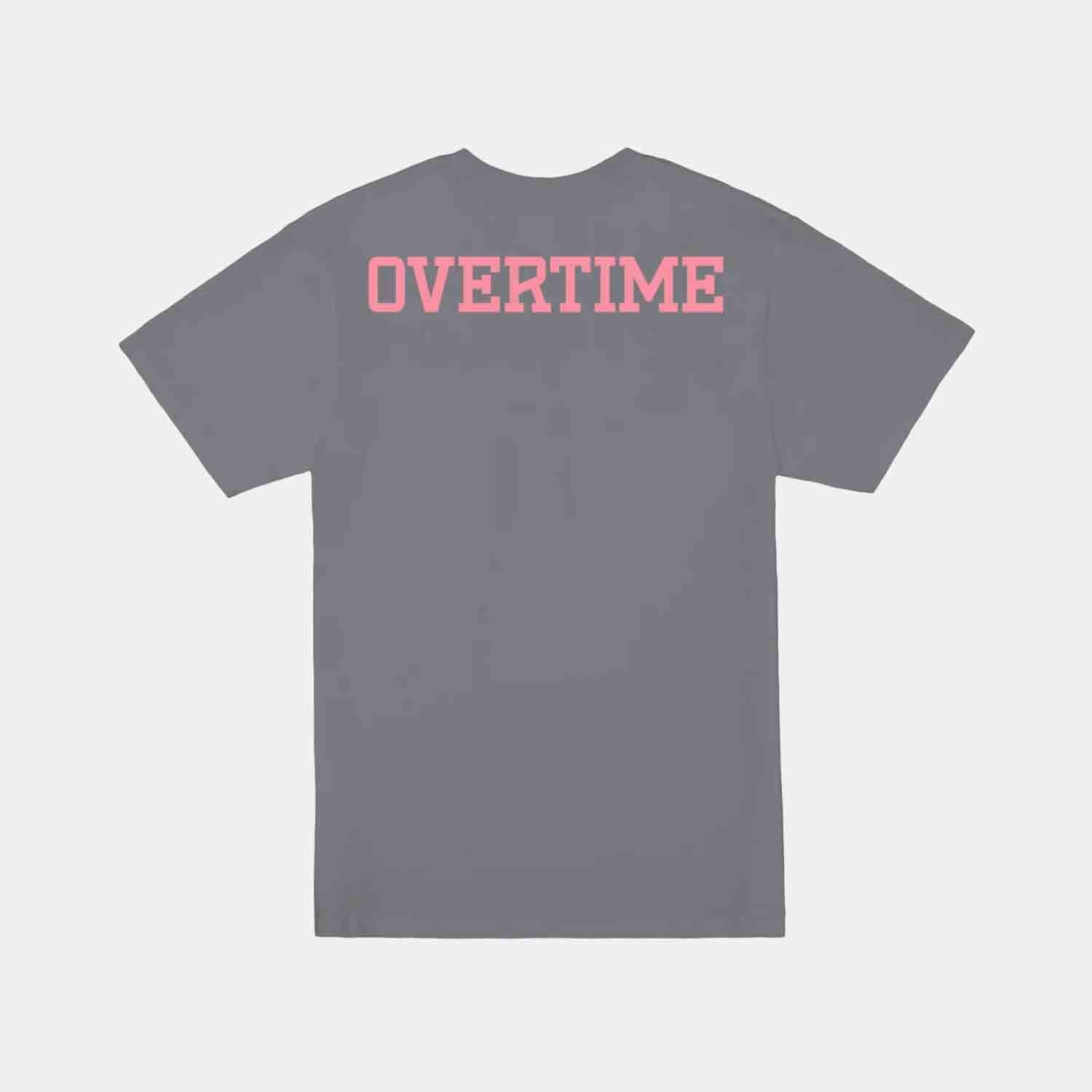 Rear view of the Overtime Classic Tee.