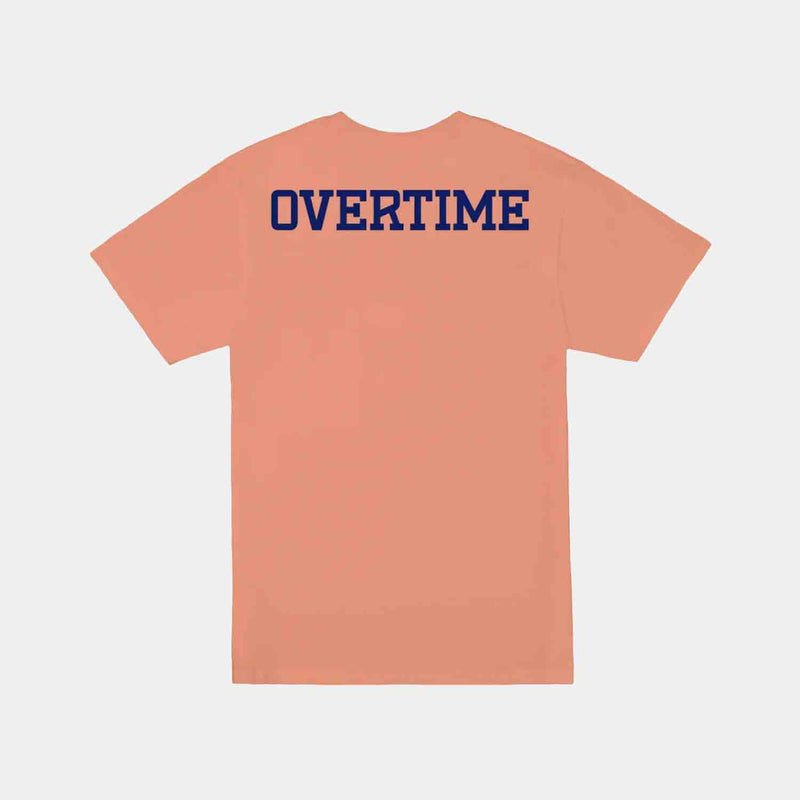 Rear view of the Overtime Classic Tee.