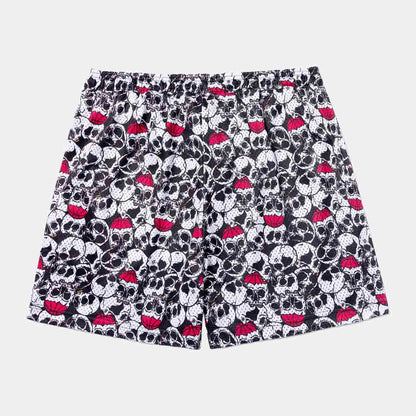 Rear view of the City Reapers Skull Shorts.