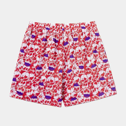 Rear view of the City Reapers Skull Shorts.
