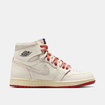 Side medial view of the Women's Air Jordan 1 High OG "Rare Air".
