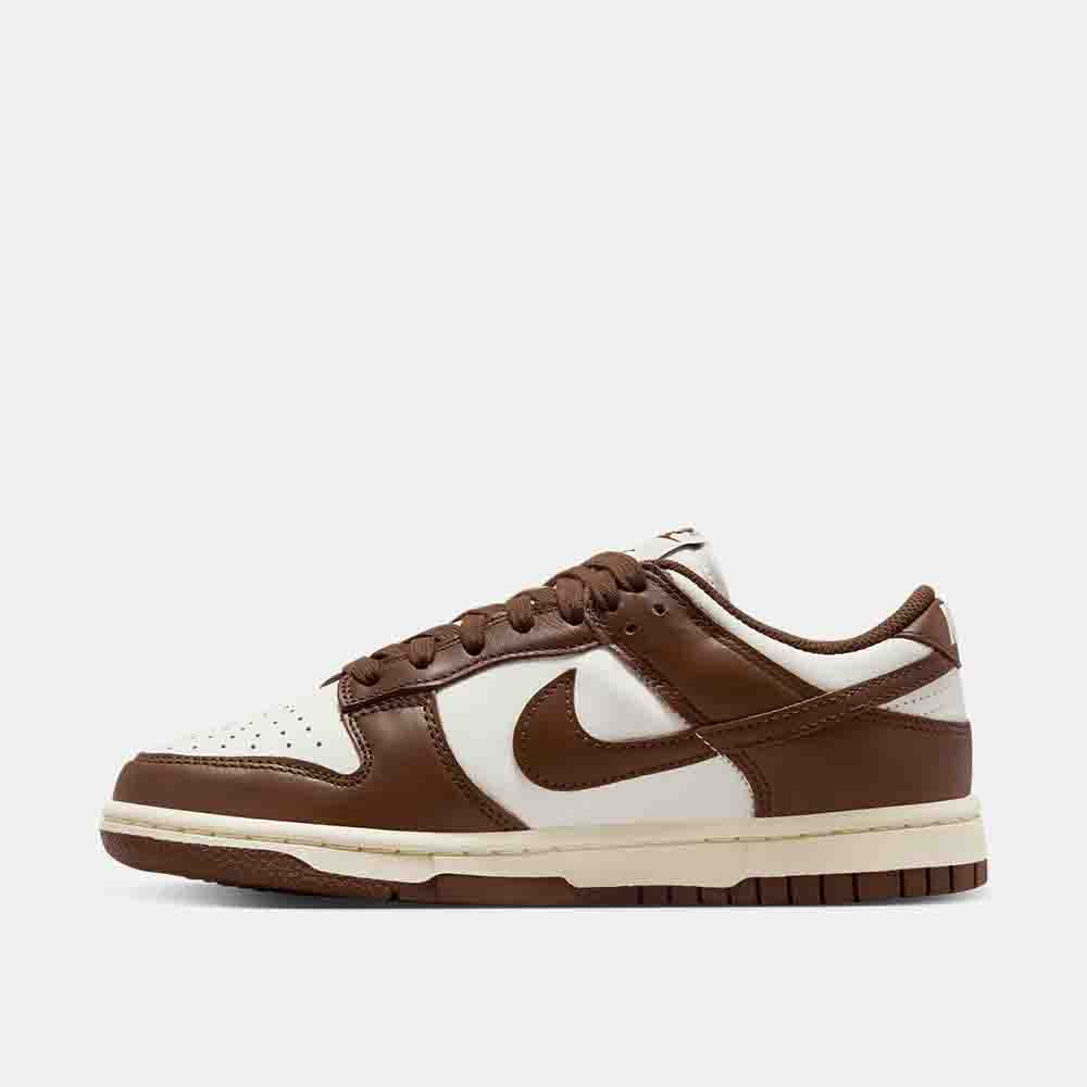 Side medial view of the Women's Nike Dunk Low.