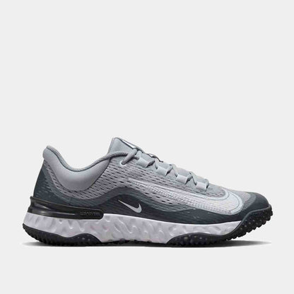 Side view of the Men's Alpha Huarache Elite 4 Turf Baseball Shoes.