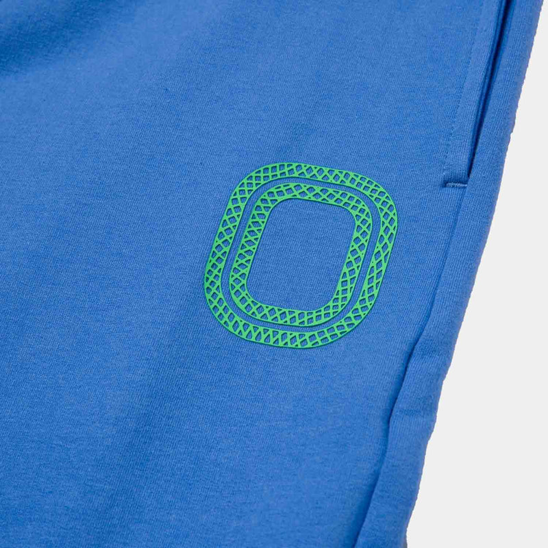 Up close view of emblem on the Overtime Dollar And A Dream Jogger.