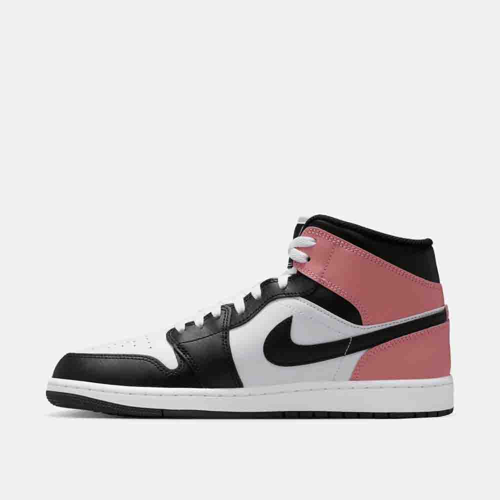 Side medial view of the Air Jordan 1 Mid.