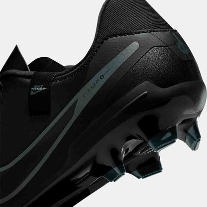 Up close, rear view of the Nike Tiempo Legend 10 Academy Soccer Cleats.
