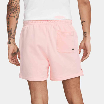 Rear view of the Nike Men's Club Fleece French Terry Flow Shorts.