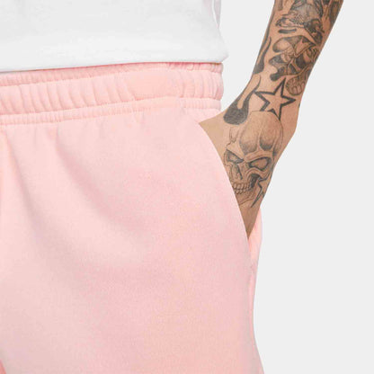 Up close pocket view of the Nike Men's Club Fleece French Terry Flow Shorts.