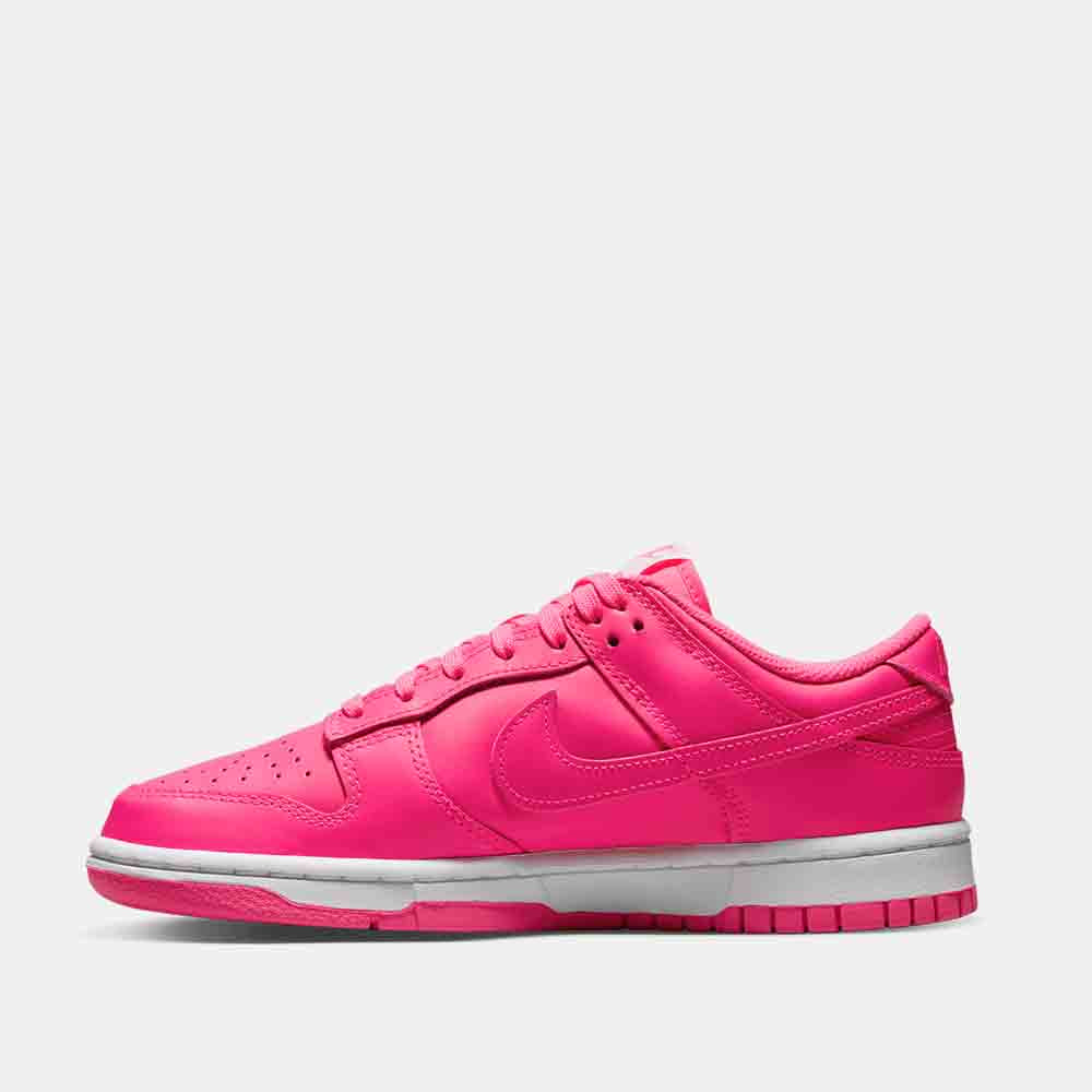 Side medial view of the Women's Nike Dunk Low.