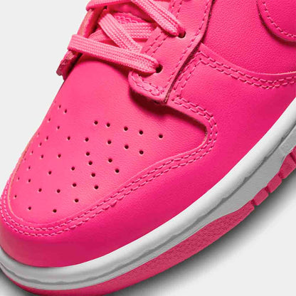 Up close, front view of the Women's Nike Dunk Low.